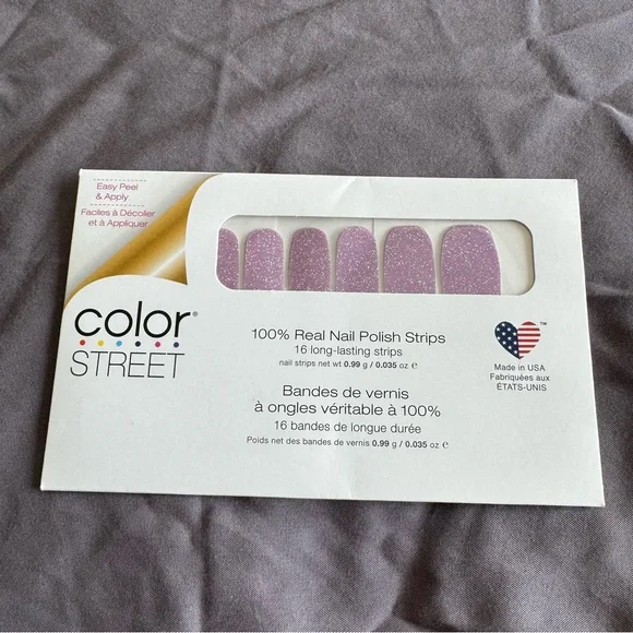 *Retired* Color Street: Glamsterdam | Lavender Purple Sparkle Glitter Spring - Picture 3 of 13